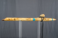 Yellow Cedar Burl Native American Flute, Minor, Mid G-4, #K29A (11)